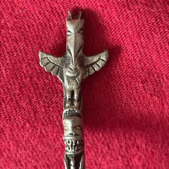 Indigenous Pewter Totem Collector Spoon - Picture 2 of 12